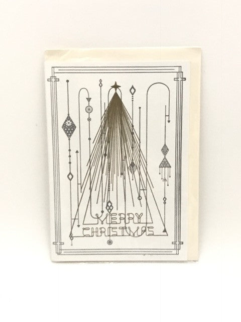 Letterpressed - Greeting card (Xmas Tree)