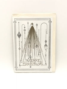 Letterpressed - Greeting card (Xmas Tree)