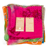 Sari Fabric Wraps - Set of 3 (Assorted)