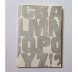 Letterpressed - Greeting card (Alphabets)