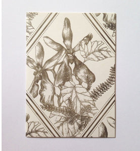 Letterpressed - Greeting card (Flower)